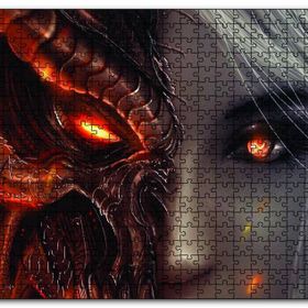 Cakapuzzle Diablo 3 Girl Mdf 120 Parça Puzzle