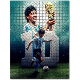 Cakapuzzle Diego Maradona 1986 Dünya Kupası Ahşap 1000 Parça Puzzle