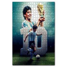 Cakapuzzle Diego Maradona 1986 Dünya Kupası Ahşap 255 Parça Puzzle