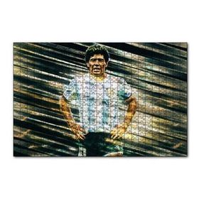 Cakapuzzle Diego Maradona Arjantin Fırtınası 120 Parça Ahşap Puzzle