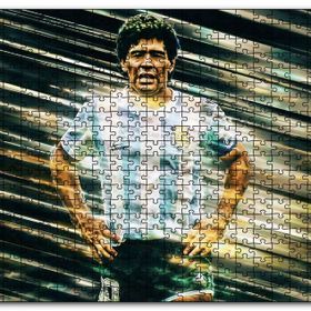 Cakapuzzle Diego Maradona Arjantin Fırtınası Mdf 1000 Parça Puzzle