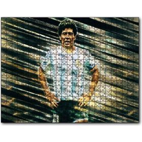 Cakapuzzle Diego Maradona Arjantin Fırtınası Mdf 1000 Parça Puzzle