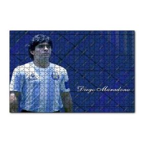 Cakapuzzle Diego Maradona Arjantin Milli Takımı Kaptanı 120 Parça Ahşap Puzzle