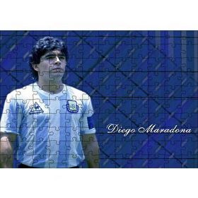 Cakapuzzle Diego Maradona Arjantin Milli Takımı Kaptanı 120 Parça Ahşap Puzzle