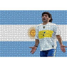Cakapuzzle Diego Maradona Buka Junior Takımında 120 Parça Ahşap Puzzle