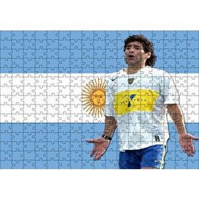 Cakapuzzle Diego Maradona Buka Junior Takımında 120 Parça Ahşap Puzzle