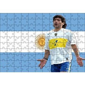 Cakapuzzle Diego Maradona Buka Junior Takımında 120 Parça Ahşap Puzzle
