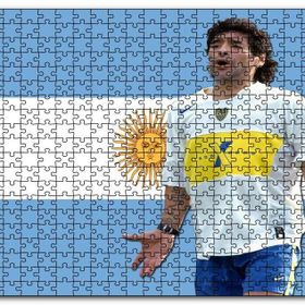 Cakapuzzle Diego Maradona Buka Junior Takımında Mdf 1000 Parça Puzzle