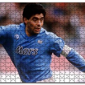 Cakapuzzle Diego Maradona Napoli 1984 Mdf 1000 Parça Puzzle