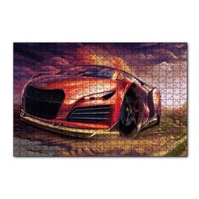Cakapuzzle Dijital Sanat Audi R9 Görseli 120 Parça Ahşap Puzzle