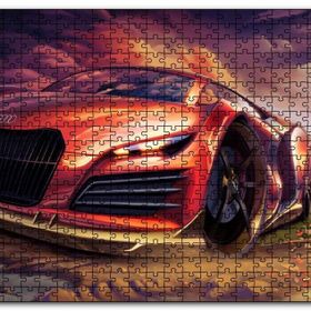 Cakapuzzle Dijital Sanat Audi R9 Görseli Mdf 1000 Parça Puzzle