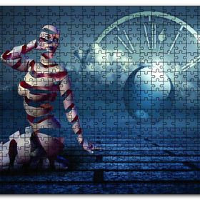 Cakapuzzle Dilimli Kadın Figüri Zaman Ahşap 1000 Parça Puzzle