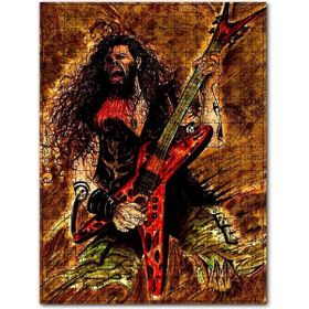Cakapuzzle Dimebag Darrell Elektrogitar Mdf 120 Parça Puzzle