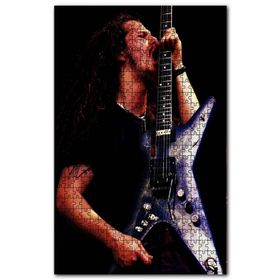 Cakapuzzle Dimebag Darrell Elektrogitarist Sahnede Ahşap 255 Parça Puzzle