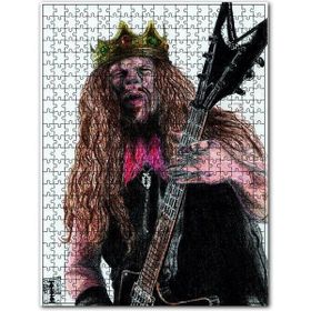 Cakapuzzle Dimebag Darrell Karikatürize Çizim Ahşap 255 Parça Puzzle