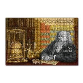 Cakapuzzle Dimitri Mendeleyev Element Sistem Periyodik Tablo 120 Parça Ahşap Puzzle