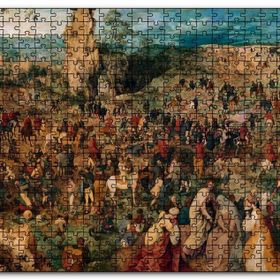 Cakapuzzle Dini Tablo Pieter Bruegel Mdf 1000 Parça Puzzle