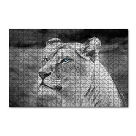 Cakapuzzle Dişi Aslan Monochrome 120 Parça Ahşap Puzzle
