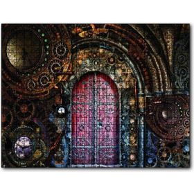 Cakapuzzle Dişliler Piriç Kapı Zaman Ahşap 1000 Parça Puzzle