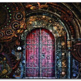 Cakapuzzle Dişliler Piriç Kapı Zaman Mdf 120 Parça Puzzle
