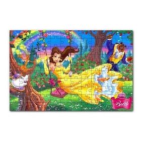Cakapuzzle Disney Çizgi Film Güzel ve Çirkin 120 Parça Ahşap Puzzle