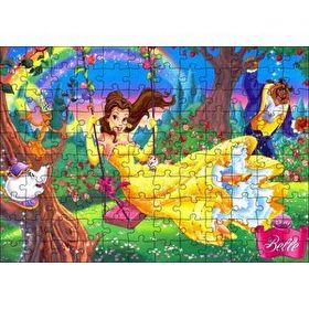 Cakapuzzle Disney Çizgi Film Güzel ve Çirkin 120 Parça Ahşap Puzzle