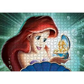 Cakapuzzle Disney Denizkızı ve Müzik Kutusu 120 Parça Ahşap Puzzle