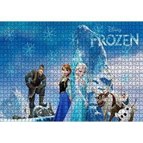 Cakapuzzle Disney Frozen Karekterleri Görseli 120 Parça Ahşap Puzzle