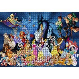 Cakapuzzle Disney Masal Kahramanları Bir Arada 120 Parça Ahşap Puzzle