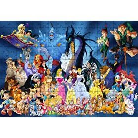 Cakapuzzle Disney Masal Kahramanları Bir Arada 120 Parça Ahşap Puzzle