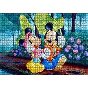 Cakapuzzle Disney Mickey Mouse Minnie Mouse 120 Parça Ahşap Puzzle