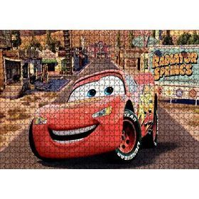 Cakapuzzle Disney Şimşek McQueen mcQueen Arabalar 120 Parça Ahşap Puzzle