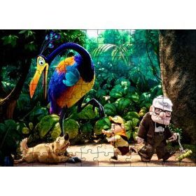 Cakapuzzle Disney Şirketi Yukarı Bak Film Görseli 120 Parça Ahşap Puzzle