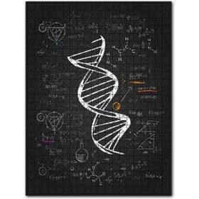Cakapuzzle Dna Sarmalı Matematiksel Formüller Geometrik Şekiller 255 Parça Puzzle