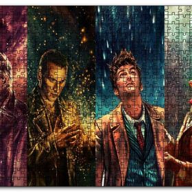Cakapuzzle Doctor Who Karakterler Mdf 500 Parça Puzzle