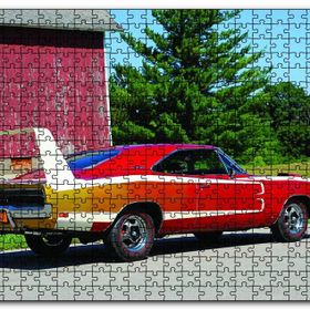 Cakapuzzle Dodge Charger Dayton Otomobil Ahşap 500 Parça Puzzle