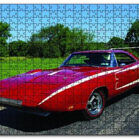 Cakapuzzle Dodge Charger Daytona Klsasik Ahşap 500 Parça Puzzle