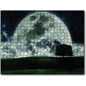 Cakapuzzle Doğa Gecede Ay Güzelliği Mdf 120 Parça Puzzle
