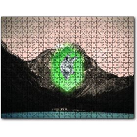 Cakapuzzle Doğa Geometrik Kurt Başı 255 Parça Puzzle