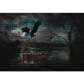 Cakapuzzle Doğa Kartal Tekne 1000 Parça Puzzle