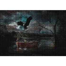 Cakapuzzle Doğa Kartal Tekne 500 Parça Puzzle