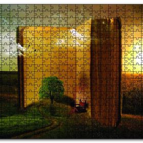 Cakapuzzle Doğa Kitap Yol Hayal Sanal Ahşap 500 Parça Puzzle