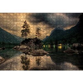 Cakapuzzle Doğa Yağmur Hazırlığı Akşam 120 Parça Ahşap Puzzle