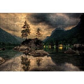 Cakapuzzle Doğa Yağmur Hazırlığı Akşam 120 Parça Ahşap Puzzle