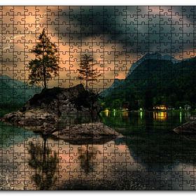 Cakapuzzle Doğa Yağmur Hazırlığı Akşam Ahşap 500 Parça Puzzle