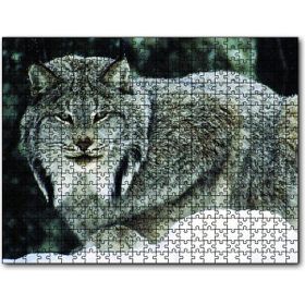 Cakapuzzle Doğada Kanada Vaşağı Ahşap 500 Parça Puzzle