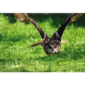 Cakapuzzle Doğada Üçan Baykuş 120 Parça Ahşap Puzzle