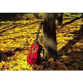 Cakapuzzle Doğadaki Gitar 120 Parça Ahşap Puzzle