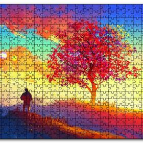 Cakapuzzle Doğadaki İnsanlar Ahşap 500 Parça Puzzle