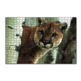 Cakapuzzle Doğadaki Puma 120 Parça Ahşap Puzzle